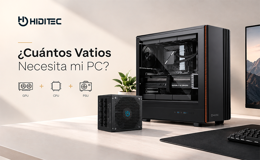 ¿Cuántos Vatios Necesita mi PC? Calculadora de Fuente de Alimentación 2026 + Guía Completa por GPU y CPU ¿Cuántos Vatios Necesita mi PC? Calculadora de Fuente de Alimentación 2026 + Guía Completa por GPU y CPU